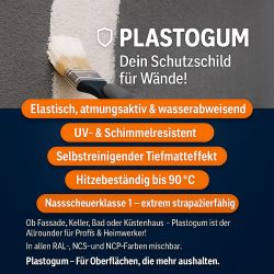 🛡️ PLASTOGUM – Dein Schutzschild für Wände!
✨ Elastisch, atmungsaktiv & wasserabweisend – Plastogum vereint alles, was du für langlebige, makellose Oberflächen brauchst.
☀️ UV- & Schimmelresistent
💦 Selbstreinigender Tiefmatteffekt
🔥 Hitzebeständig bis 90 °C
💪 Nassscheuerklasse 1 – extrem strapazierfähig
Ob Fassade, Keller, Bad oder Küstenhaus – Plastogum ist der Allrounder für Profis & Heimwerker!
🎨 In allen RAL-, NCS- und NCP-Farben mischbar.
📌 Plastogum – Für Oberflächen, die mehr aushalten.
.
.
#Plastogum #Orsochem #PremiumFarbe #Fassadenfarbe #Innenfarbe #Wandfarbe #Fassadenschutz #Farbenliebe #Malermeister #Handwerk #Hausbau #Renovieren #Sanieren #DIYProjekte #Farbinspiration #Wohnideen #Hausgestaltung #Malerarbeiten #Schimmelresistent #UVSchutz #Wasserabweisend #Rissüberbrückend #Baustoffe #Architekturdesign #fassadenliebe